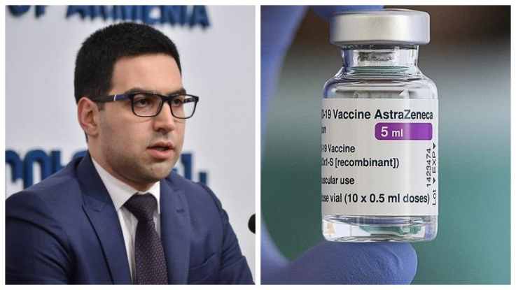 Ռուստամ Բադասյանը ստացել է կորոնավիրուսի դեմ AstraZeneca պատվաստանյութի առաջին դեղաչափը