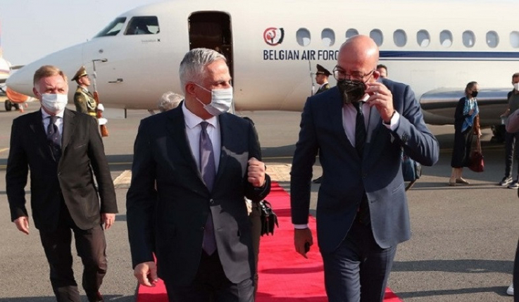 Եվրոպական խորհրդի նախագահ Շառլ Միշելը ժամանել է Հայաստան