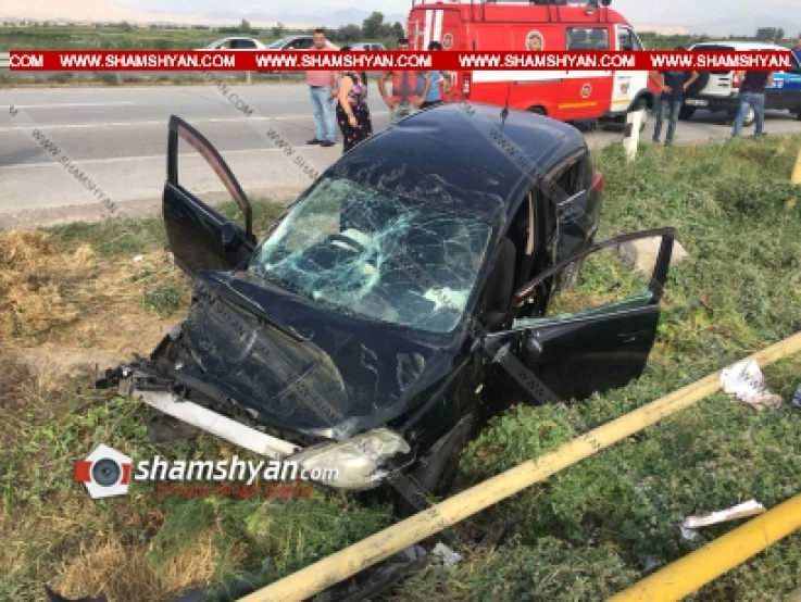 Ավտովթար Արարատի մարզում. Nissan Tida-ն բախվել է Opel Zafira-ին, այնուհետև գազատար խողովակին. 5 վիրավորների մեջ կան երեխաներ