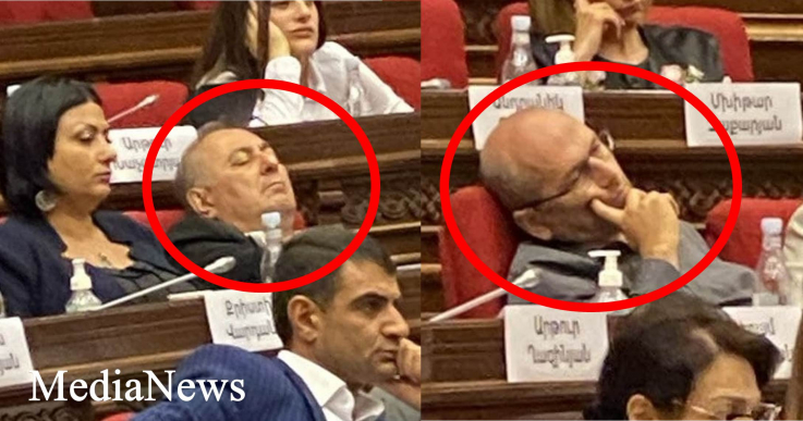 Խմբակային քնի ժամ` ԱԺ-ում, հայրենիք «փրկող» «Հայաստան» դաշինքի պատգամավորները քնել էին ԱԺ նիստի ընթացքում