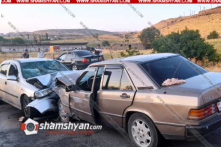 Կոտայքում բախվել են «Mercedes» և «Opel» մակնիշերի ավտոմեքենաները․ կան վիրավորներ