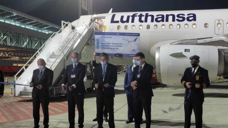 Կայացել է եվրոպական Lufthansa ավիաընկերության առաջին թռիչքը դեպի Հայաստան