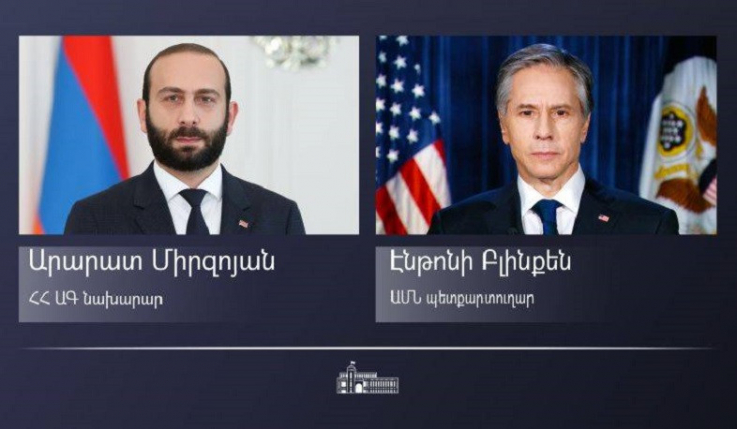 Համատեղ կարող ենք առաջ մղել Հայաստանի ինքնիշխան, ժողովրդավարական, խաղաղ և բարեկեցիկ ապագայի մեր միասնական շահերը. ԱՄՆ պետքարտուղարը՝ Արարատ Միրզոյանին