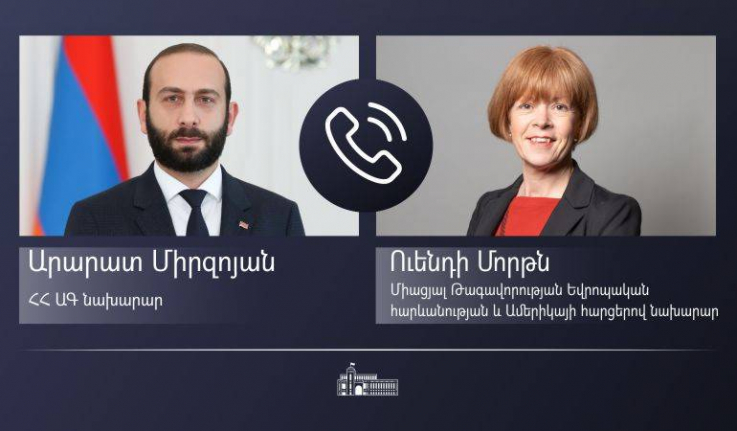 Միացյալ Թագավորությունն աջակցում է ԵԱՀԿ ՄԽ խմբի համանախագահության ջանքերին. Ուենդի Մորթնը՝ Արարատ Միրզոյանին