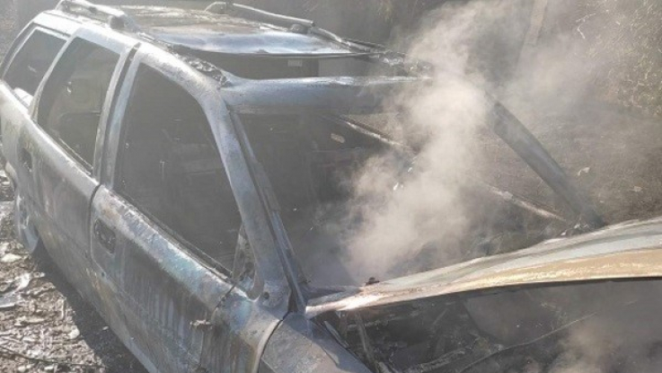 Երևան-Սևան ճանապարհին մեքենա է այրվել