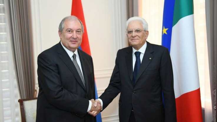Իտալիան վստահությամբ է նայում ՀՀ-ի հետ հարաբերությունների ապագային. Արմեն Սարգսյանին շնորհավորել է Իտալիայի նախագահ Մատարելլան