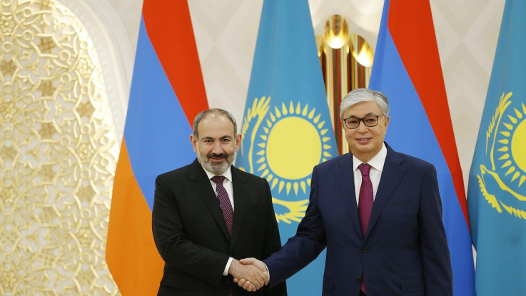 Վարչապետին Անկախության օրվա առթիվ շնորհավորական ուղերձ է հղել Ղազախստանի նախագահը