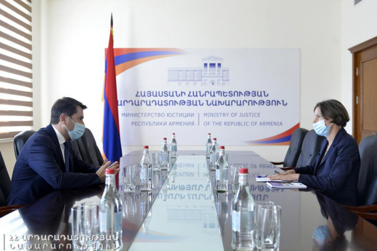 Արդարադատության նախարարը հանդիպել է ԵԽ երևանյան գրասենյակի ղեկավարի հետ