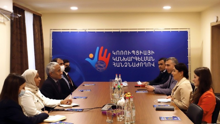 ԱՄԷ վերահսկիչ պալատի նախագահին են ներկայացվել Կոռուպցիայի կանխարգելման հանձնաժողովի պատվիրակված գործառույթները և ակնկալիքները