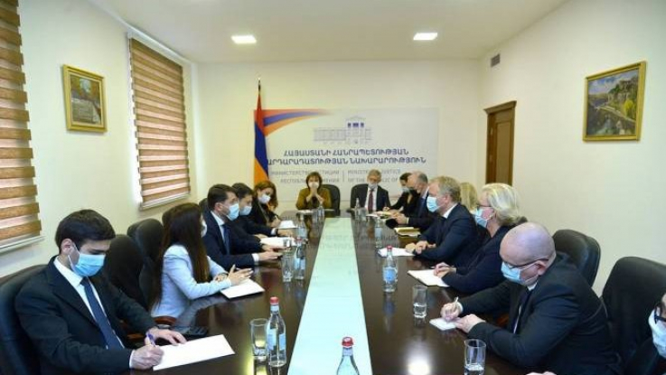 Կարեն Անդրեասյանը ԵԽ բարձրաստիճան պատվիրակության հետ հանդիպմանը բարձրացրել է Ադրբեջանում պահվող հայերի վերադարձի հարցը