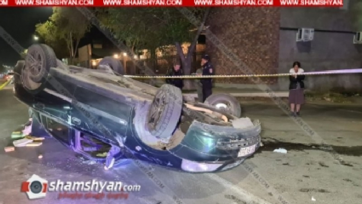 Խոշոր ավտովթար Երևանում. մեքենաներից մեկի վարորդը զրկվել է վարորդական իրավունքից