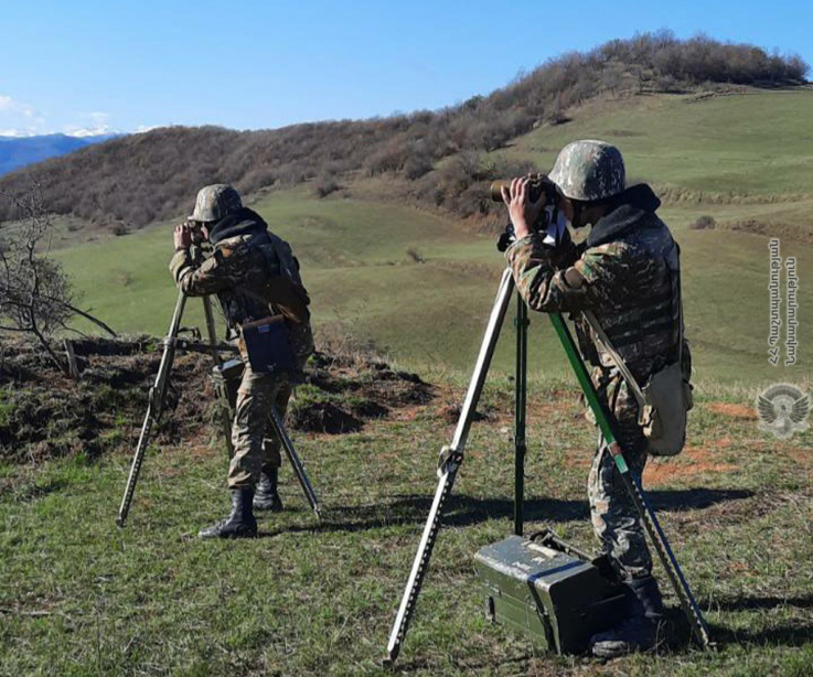 Անցկացվել են հրետանավորների վարժանքներ