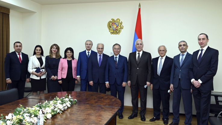 Վահագն Խաչատուրյանն ընդունել է ՏՏ ոլորտում համաշխարհային ներդրման համար ՀՀ պետական մրցանակի դափնեկիր Չի-Ֆուն Չանին