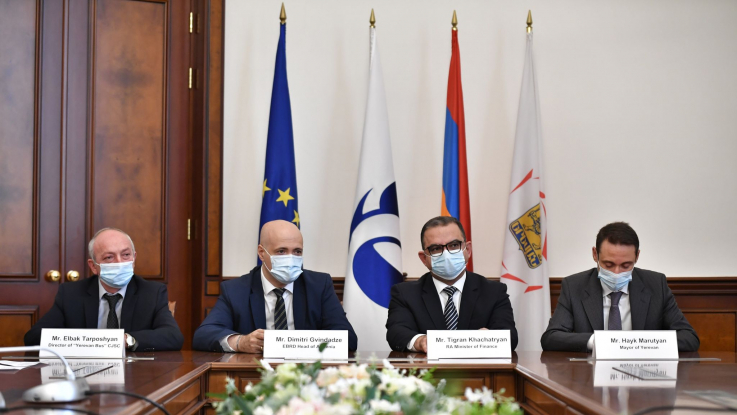 Ֆինանսների նախարարությունում ստորագրվել է «Երեւանի ավտոբուսների ծրագիր» վարկային համաձայնագիրը