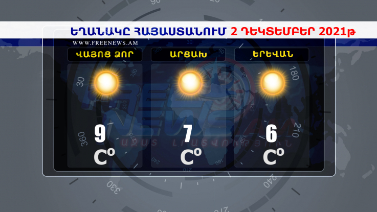 Եղանակի տեսություն 02.12.2021