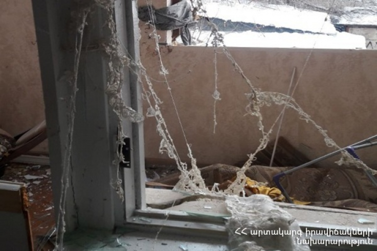 Չարենցավանի բնակարաններից մեկում տեղի ունեցած պայթյունից բնակիչներ են տուժել