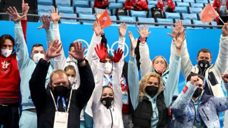Պեկին-2022. Ռուսաստանի օլիմպիական կոմիտեի թիմը գեղասահքի թիմային պայքարում դարձավ ՕԽ-ի ոսկե մեդալակիր