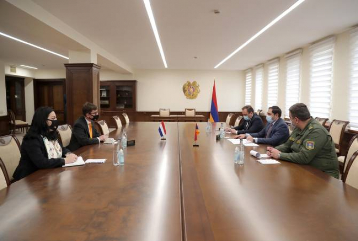 Սուրեն Պապիկյանն ու ՀՀ-ում Նիդերլանդների դեսպանը քննարկել են տարածաշրջանային անվտանգությանն առնչվող հարցեր