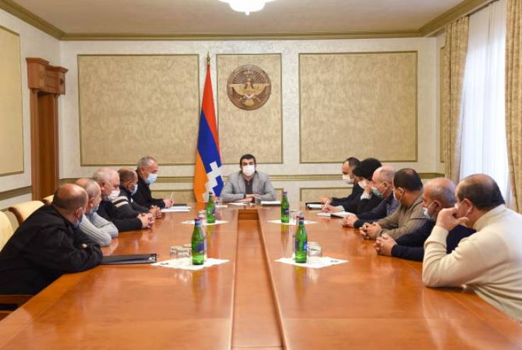 ԱՀ նախագահն ընդունել է Արցախյան երրորդ պատերազմում զոհված և անհայտ կորած զինծառայողների հարազատներին