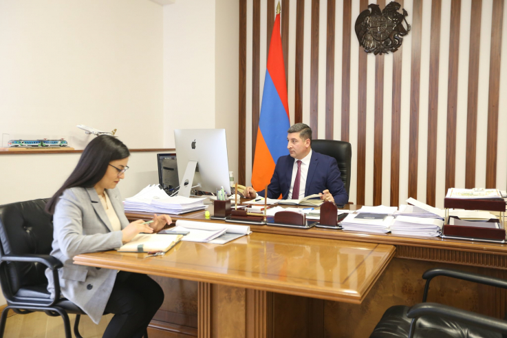 Գնել Սանոսյանը և KFW բանկի տնօրենը քննարկել են Կապսի ջրամբարի ծրագրի իրականացմանն առնչվող հարցեր