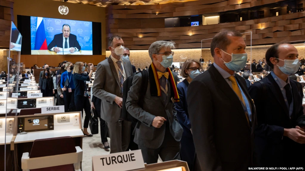 ՄԱԿ-ի ՄԻ խորհրդում Լավրովի հեռավար ելույթի ժամանակ մի խումբ դիվանագետներ լքել են դահլիճը