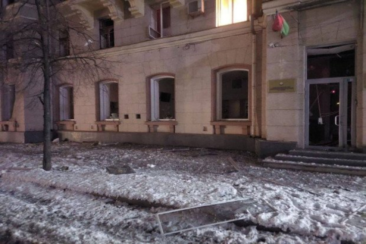 Հրթիռային հարվածների հետևանքով ավերվել է Խարկովում Ադրբեջանի հյուպատոսության շենքը 