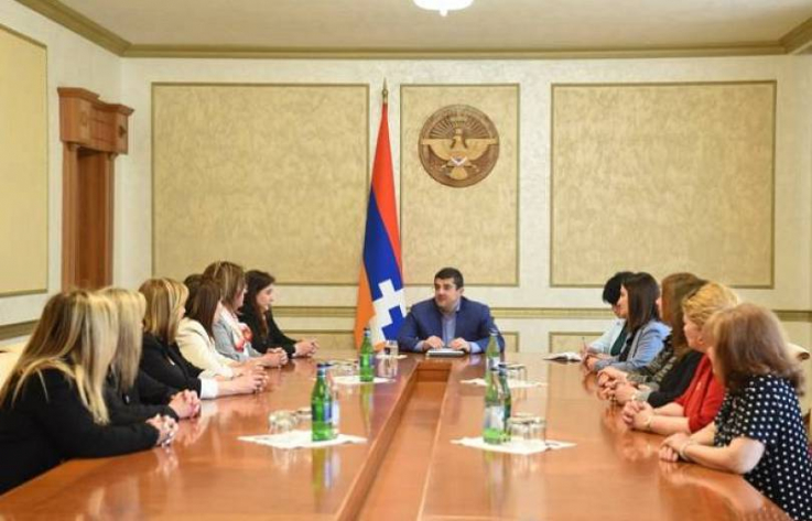 Արցախի նախագահն ընդունել է ՀՕՄ-ի պատվիրակությանը