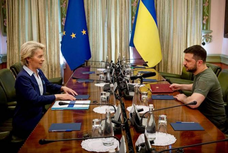 Զելենսկին ողջունել է Եվրահանձնաժողովի դրական եզրակացությունը Ուկրաինայի ԵՄ անդամակցման մասին