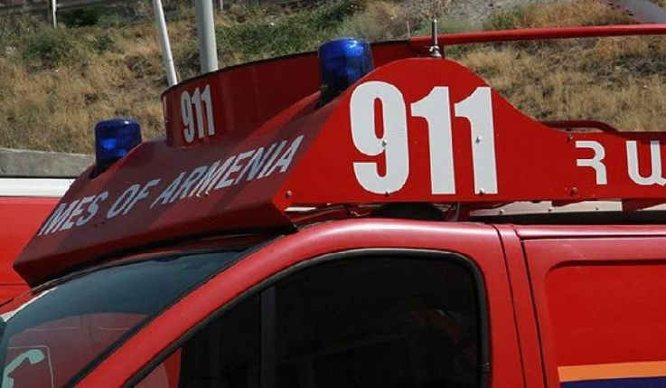 Կոտայքի Գեղադիր գյուղում տուն է այրվել