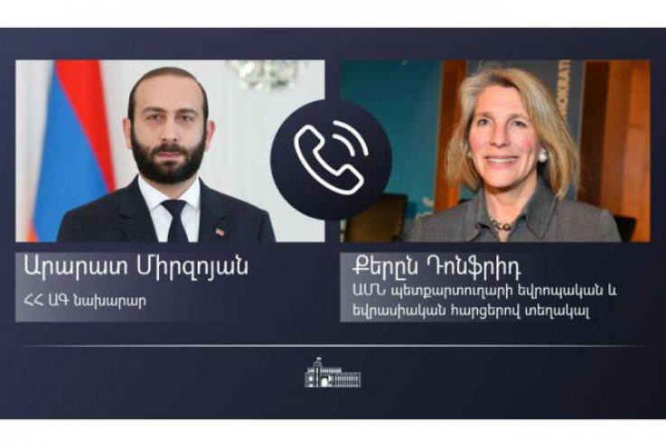 ՀՀ ԱԳ նախարարն ու ԱՄՆ պետքարտուղարի տեղակալը ընդգծել են հայ ռազմագերիներին շուտափույթ ազատ արձակման անհրաժեշտությունը