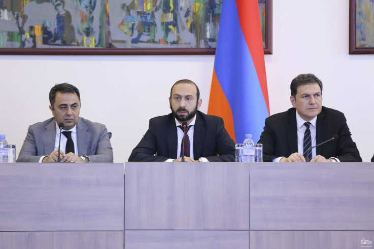 ՀՀ ԱԳ նախարար Արարատ Միրզոյանն ընդունել է Հայաստանում հավատարմագրված դիվանագիտական ներկայացուցչությունների ղեկավարներին