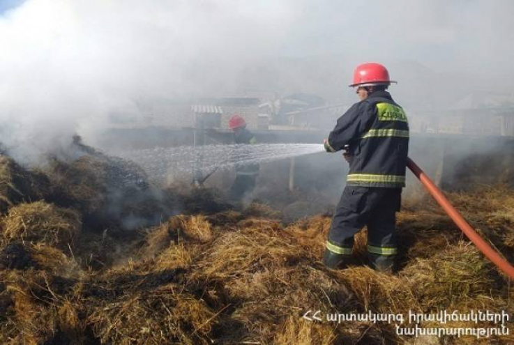Տավուշի մարզի Վերին Կարմիրաղբյուր գյուղում այրվել է մոտ 10 հա խոտածածկույթ