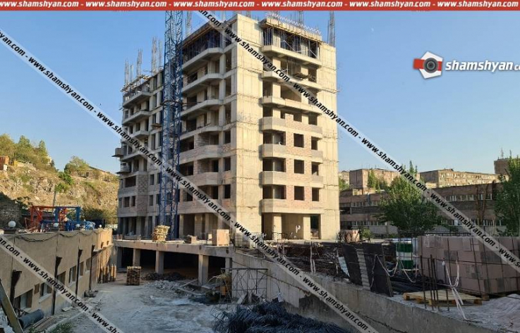 Երևանում նոր կառուցվող շենքի 6-րդ հարկից  շինարար-բանվորն անզգուշաբար ընկել և տեղում մահացել է