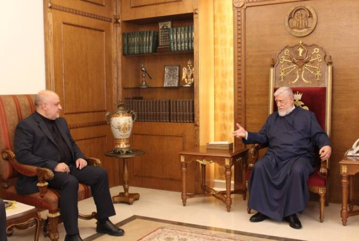 Արամ Ա կաթողիկոսը և Իրանի նորանշանակ դեսպանը քննարկել են Իրանի հայությանը և Լիբանանի նախագահական ընտրություններին առնչվող հարցեր