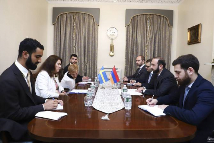 Արարատ Միրզոյանը հանդիպում է ունեցել Շվեդիայի ԱԳ նախարար Անն Լինդեի հետ