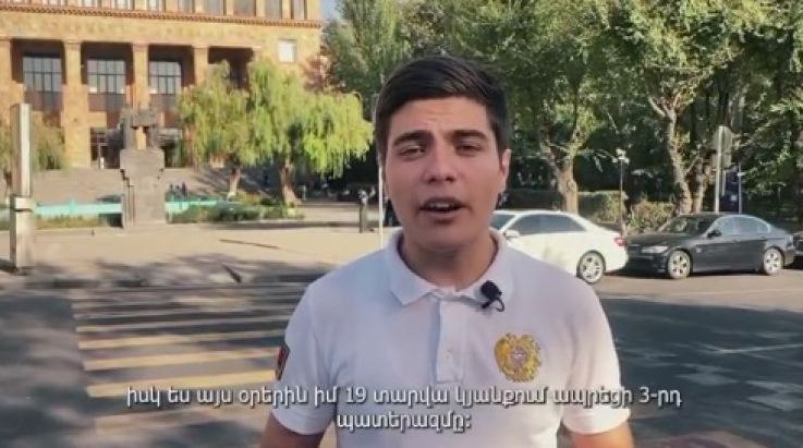 «Ես ապրեցի իմ կյանքի 3-րդ պատերազմը». Հայ երիտասարդը դիմում է միջազգային հանրությանը (տեսանյութ)