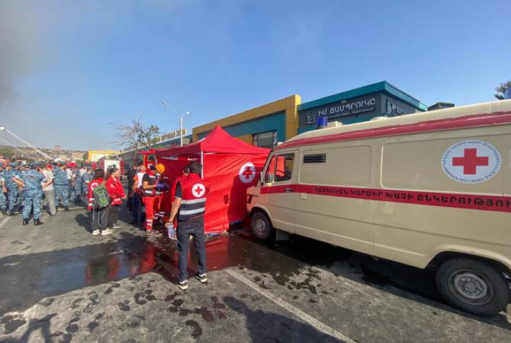 Հայկական Կարմիր խաչի ընկերությունը կաջակցի «Սուրմալու» տոնավաճառի պայթյունից տուժած տնտեսվարողներին