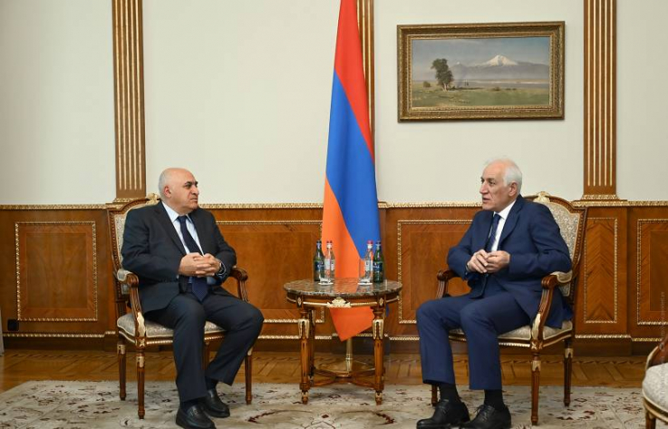 Վահագն Խաչատուրյանը հանդիպել է Հայաստանի արդյունաբերողների և գործարարների միության նախագահի հետ
