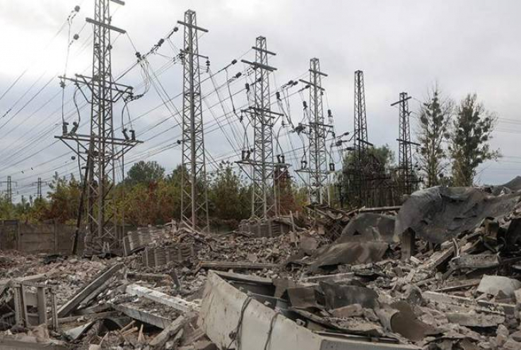 Ուկրաինայում հարվածների հետևանքով վնասվել է էներգետիկ ենթակառուցվածքի 30- 40 տոկոսը