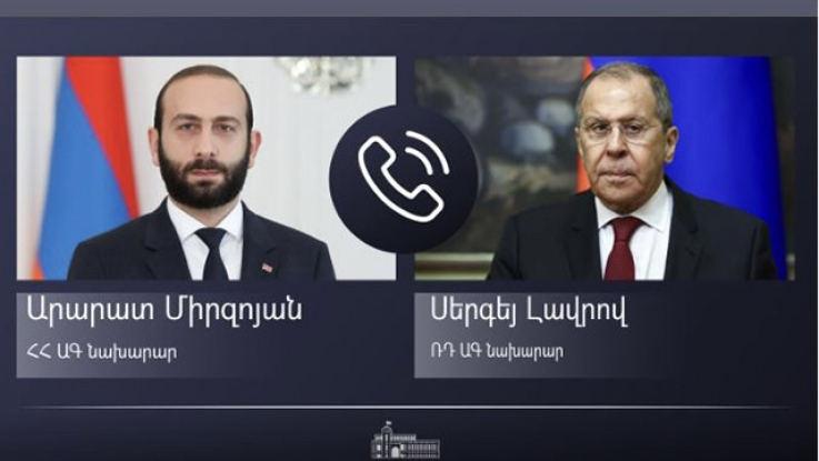 Արարատ Միրզոյանը հեռախոսազրույց է ունեցել Սերգեյ Լավրովի հետ