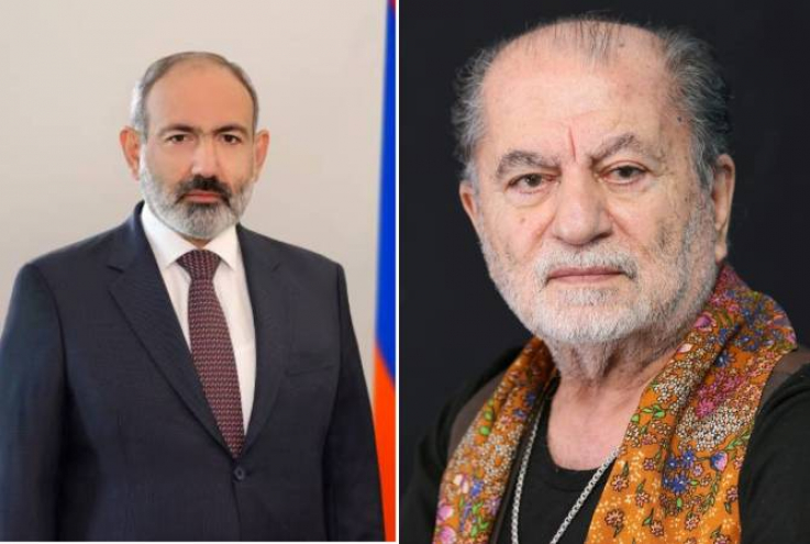ՀՀ վարչապետը ցավակցական ուղերձ է հղել ՀՀ ժողովրդական արտիստ Վահե Շահվերդյանի մահվան կապակցությամբ