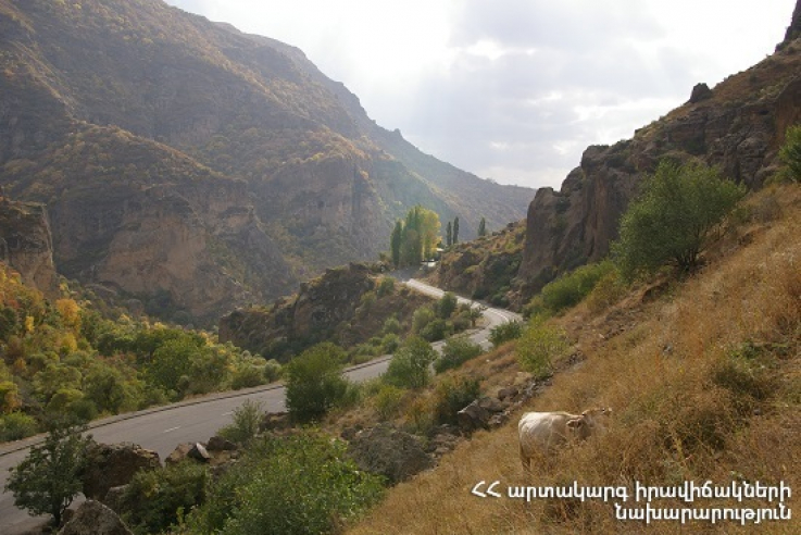 ՀՀ տարածքում ավտոճանապարհներն անցանելի են