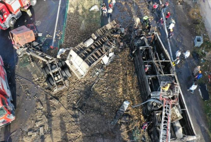 Թուրքիայում ավտոբուսի վթարի հետևանքով 7 մարդ է զոհվել