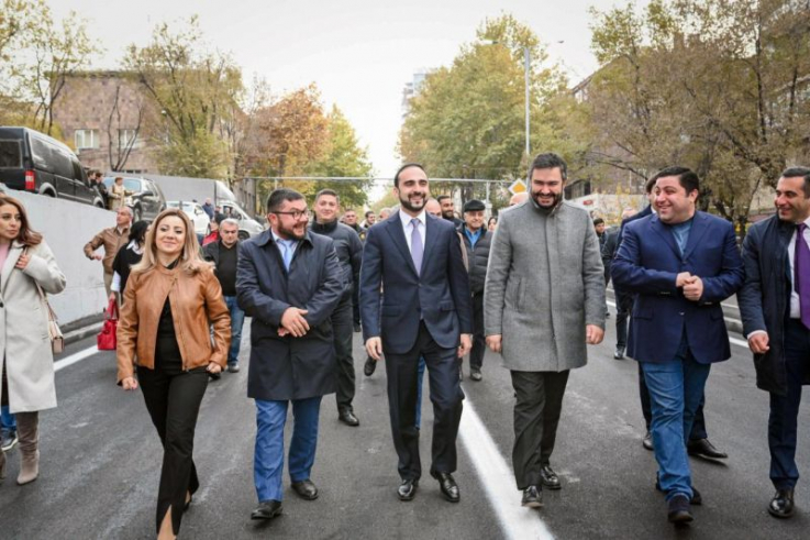 Բացվել է Արամ Խաչատրյան և Մամիկոնյանց փողոցներն իրար կապող նոր ճանապարհը