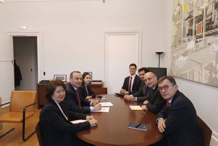 Արմեն Գրիգորյանը ֆրանսիացի պաշտոնյաների հետ քննարկել է տարածաշրջանային անվտանգային օրակարգի հարցեր