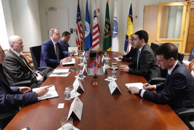 ՊԵԿ նախագահն ԱՄՆ մաքսային և սահմանային պաշտպանության ծառայության ղեկավարի հետ քննարկել է մաքսային համագործակցության ընդլայնման հարցեր