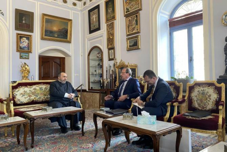 Երուսաղեմի հայոց պատրիարքարան է այցելել Իսրայելում ՌԴ դեսպանը