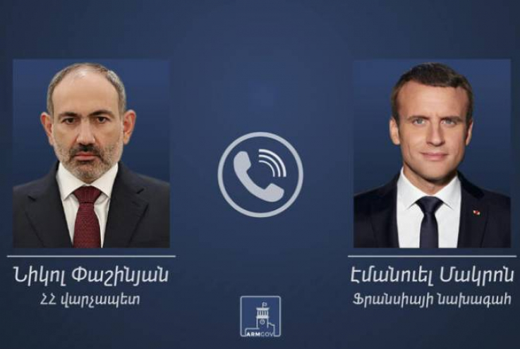 Ֆրանսիան կշարունակի նպաստել Լաչինի միջանցքի բացմանը. Մակրոնը՝ Փաշինյանին