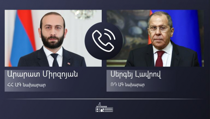 Արարատ Միրզոյանը հեռախոսազրույց է ունեցել Սերգեյ Լավրովի հետ