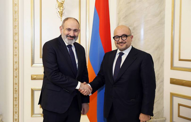 Փաշինյանն ընդունել է Իտալիայի մշակույթի նախարար Ջենարո Սանջուլիանոյին